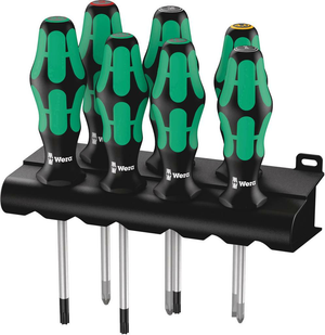 B-Ware Wera Schraubendreher Set 7 Tlg. Schlitz Kreuzschlitz Innen Torx Schraubenzieher