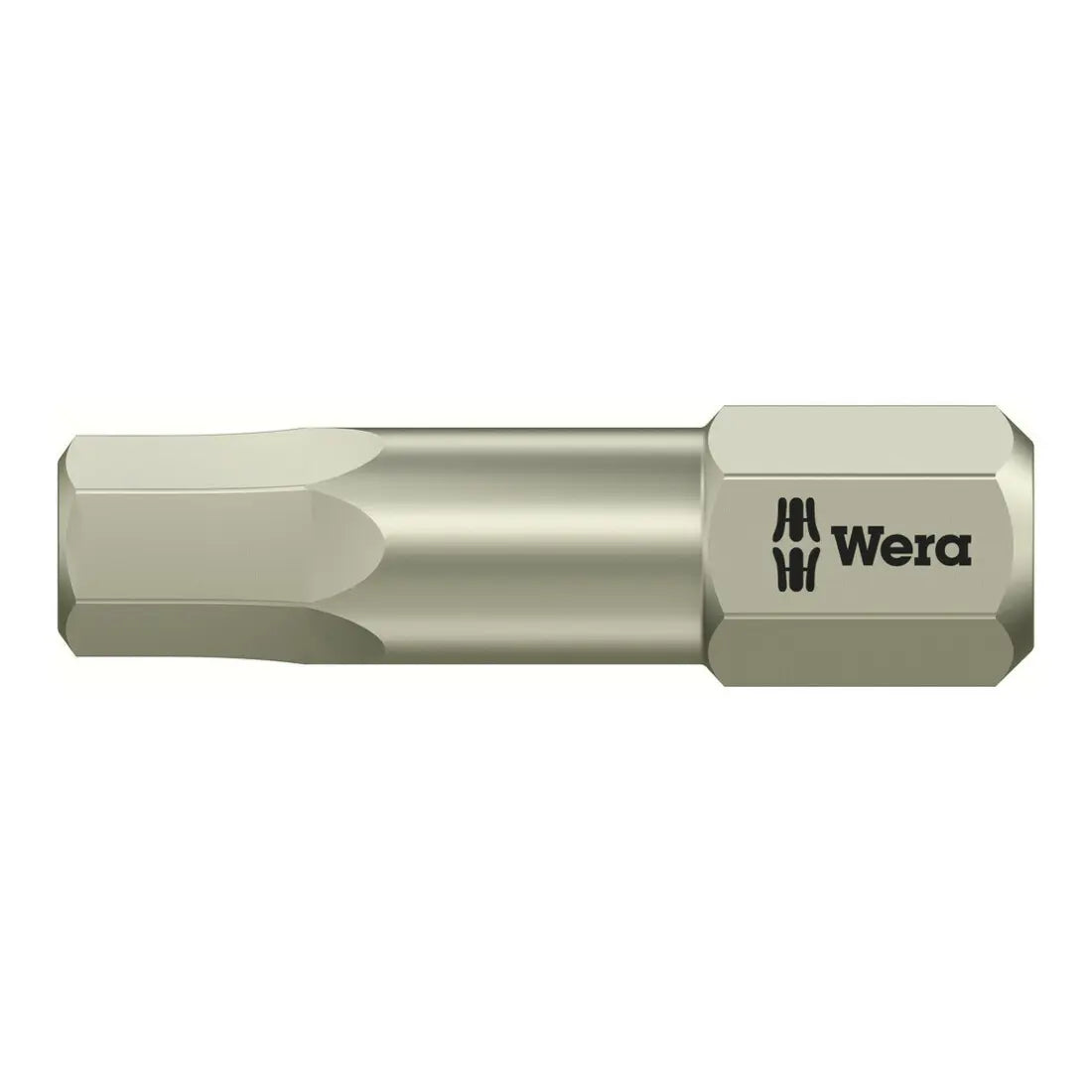 B-Ware Wera Bit Einsatz Sechskant 3840/1 Innensechskant Edelstahl Sw3/16" L25mm 10 Stück - 4013288115454