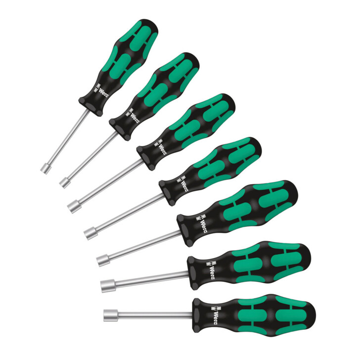 B-Ware Wera 395 Ho7 Sm Steckschlüssel Schraubendreher Set Außensechskant 7teilig - 4013288111432