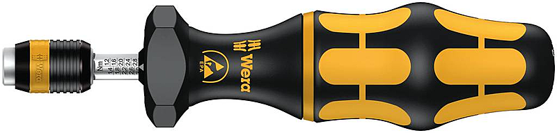B-Ware Wera 7400 Werkstatt Drehmoment Schraubendreher Schraubenzieher 1.2   3 Nm - 4013288106971
