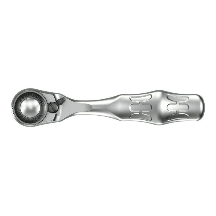 B-Ware Wera Knarre Ratsche Mini 8008 A Zyklop Hauptschlüssel 1/4 Zoll Antrieb 87 Mm