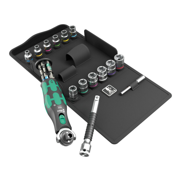 Wera 8009 Zyklop Pocket Set 3 Werkzeugset Schraubendreher Bitsatz 27 Teilig B-Ware