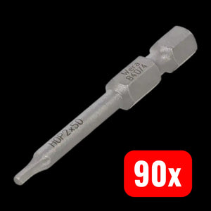 B-Ware Wera Sechskant Bits Bit 840 4 Z Einsatz Metrisch Sw 2,5 Mm Länge 50 Mm 90 Stück