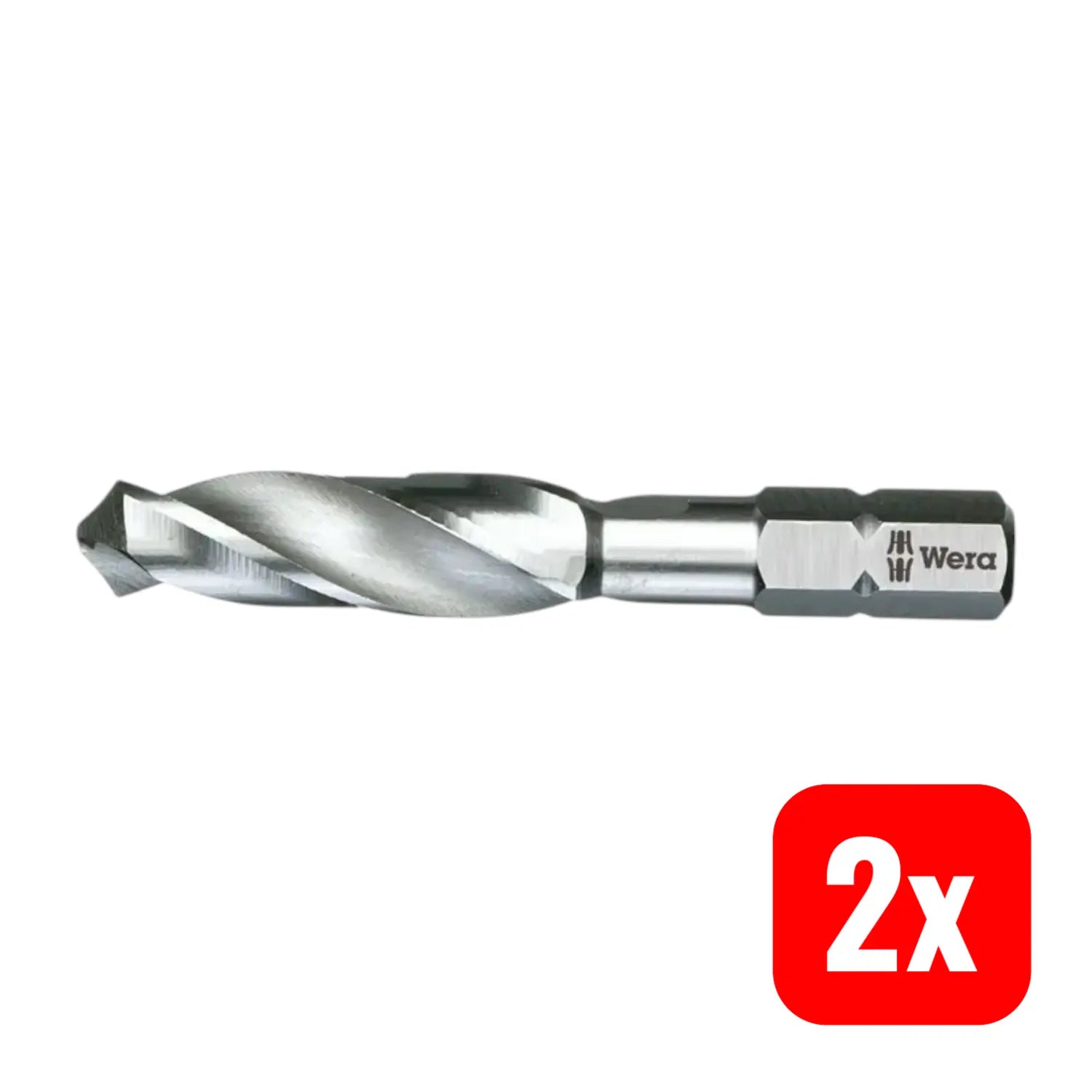 B-Ware Wera Spiralbohrer Bit Metallbohrer Hss Metall Anwendungen 8 Mm Sechskant 2 Stück - 4013288118875