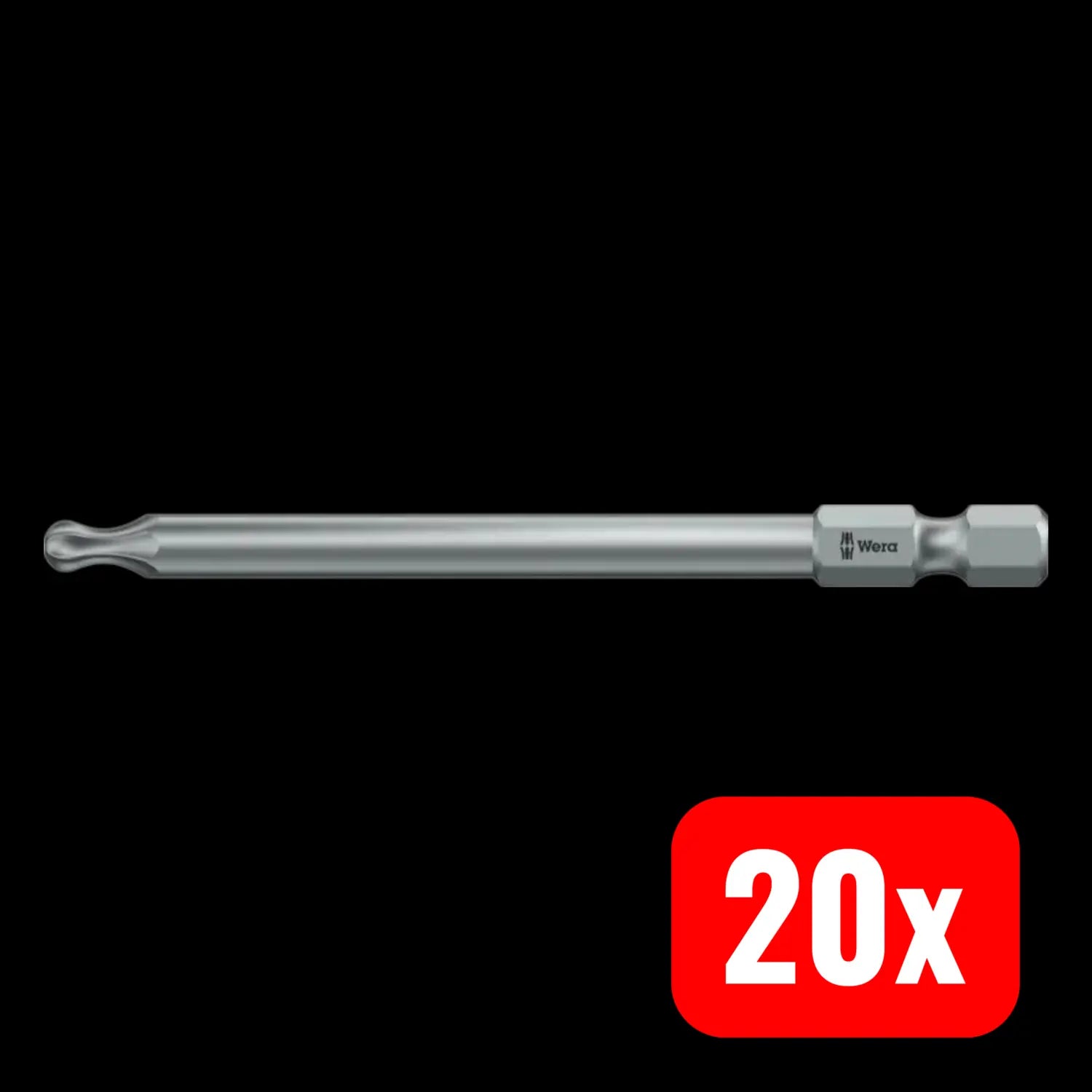 B-Ware Wera Torx Bit Schraubendreher Innen Torx T 10 Werkzeugstahl Kugelkopf 20 Stück - 4013288155979
