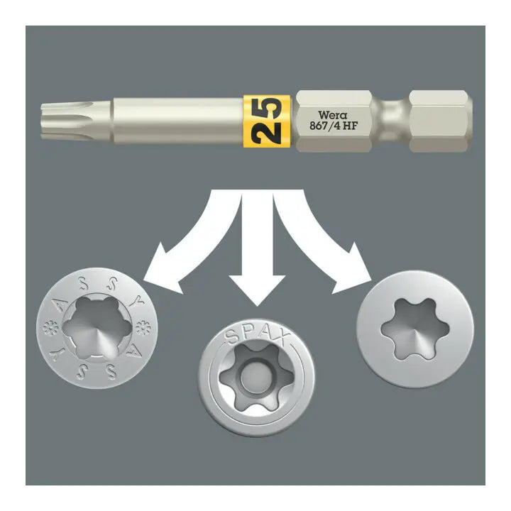 B-Ware Wera Bit Mit Haltefunktion Schrauberbit Torx Tx Innen Tx Werkzeugfinder 8 Stück - 4013288226754