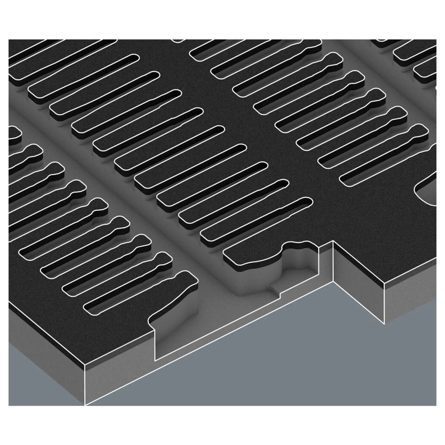B-Ware Wera 9751 Schaumstoffeinlage Einsatz Kraftform Kompak Werkzeug Zubehör - 4013288232526