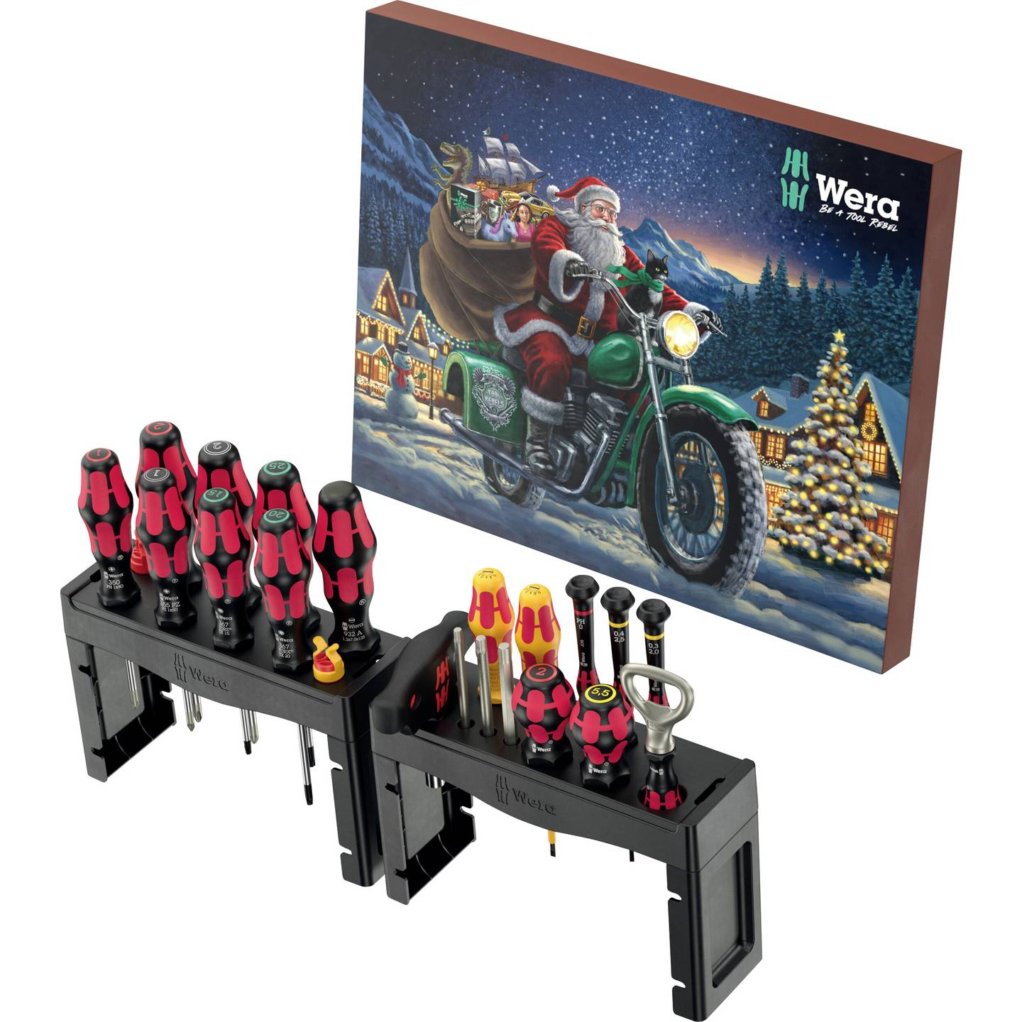B-Ware Wera Adventskalender 2025 Kalender Set Werkzeug Geschenk Handwerk 4 Stück - 4013288231024