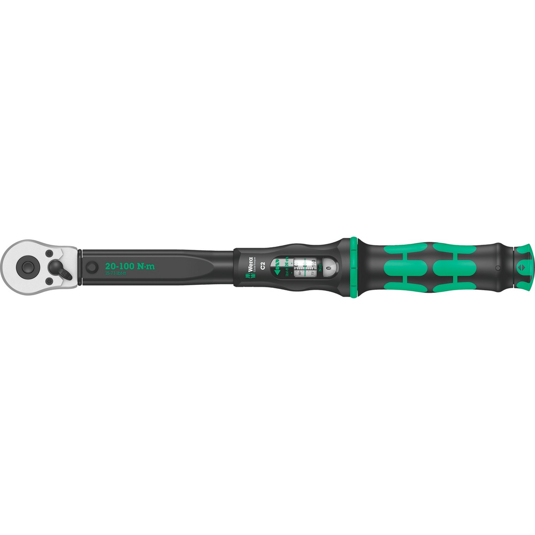 Wera Click Torque C 2 Drehmomentschlüssel Umschaltknarre 12 Zoll 20  00 Nm B-Ware - 4013288193223