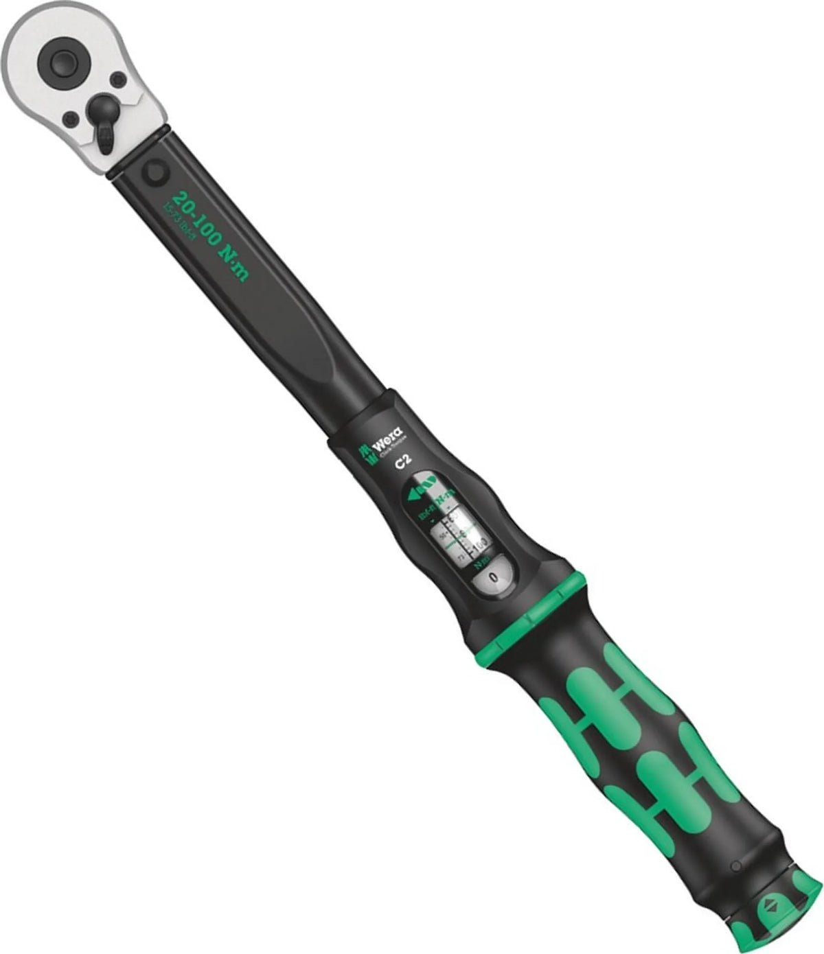 Wera Click-Torque C 2 Drehmomentschlüssel Umschaltknarre 12 Zoll 20 -00 Nm - 4013288193223
