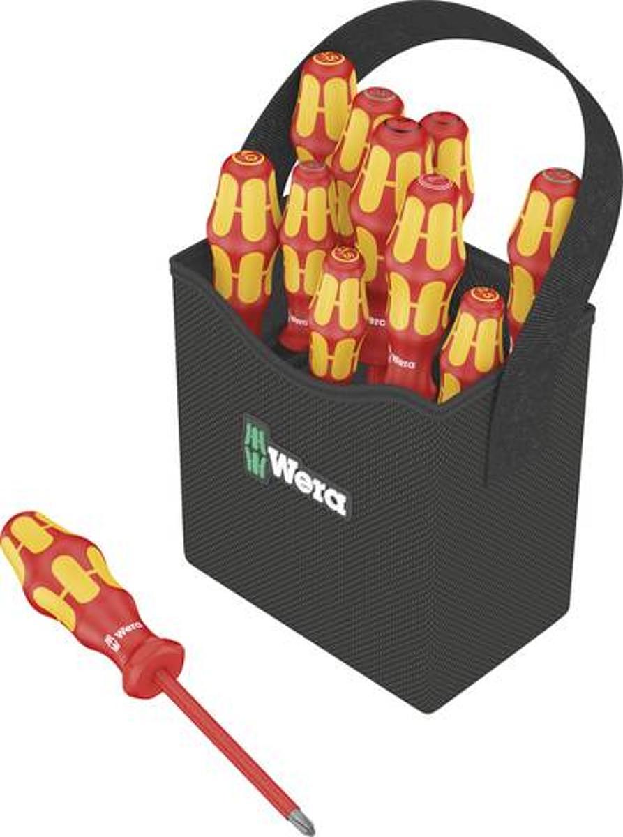 B-Ware Wera Kraftform 2go 100 Vde Schraubendreher Set 11tlg. Werkzeugstahl Legiert - 4013288187826