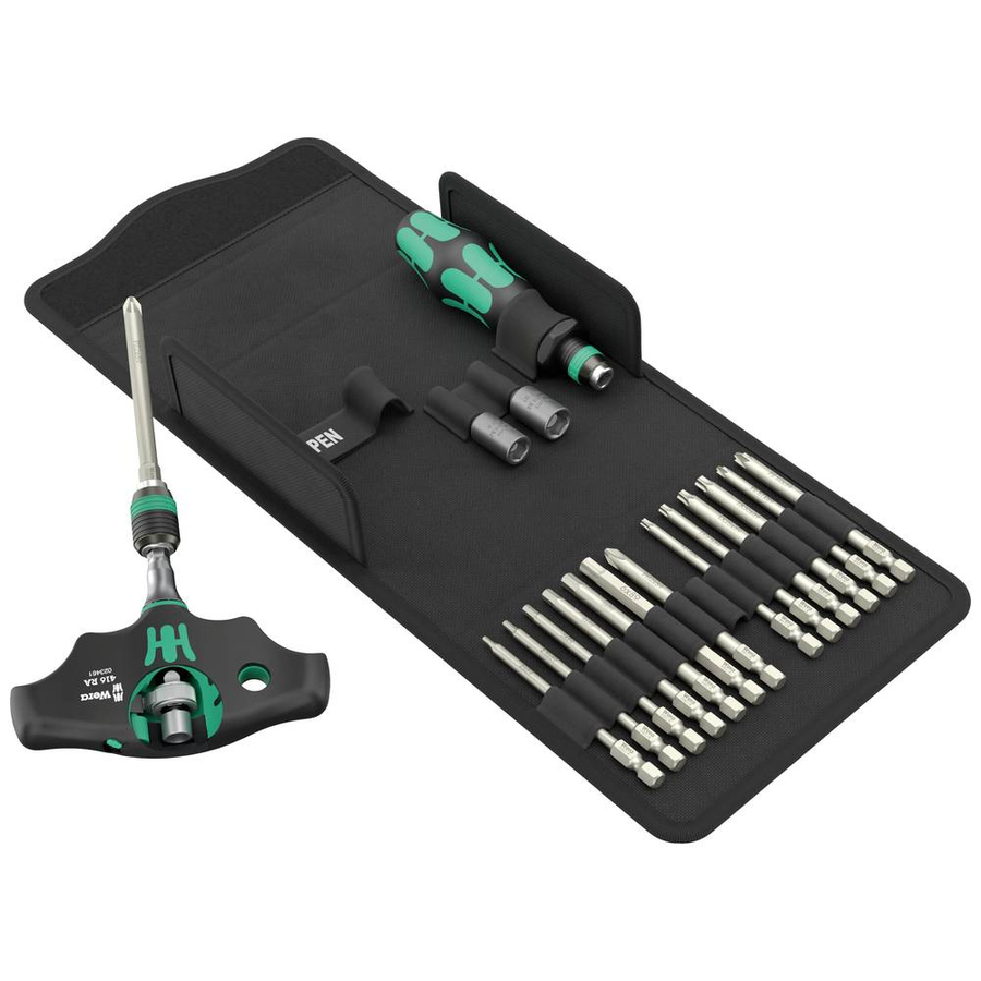 Wera Kraftform Kompakt 400 Ra 1 05136072001 Bit Set Schraubendreher 19teilig B-Ware - 4013288228369