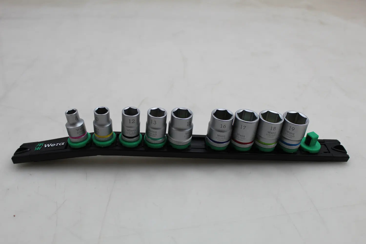 B-Ware Wera Steckschlüsselsatz Set 3/8 Zoll Magnetleiste 9 Tlg 05005430001 Siehe Text - 4013288223234