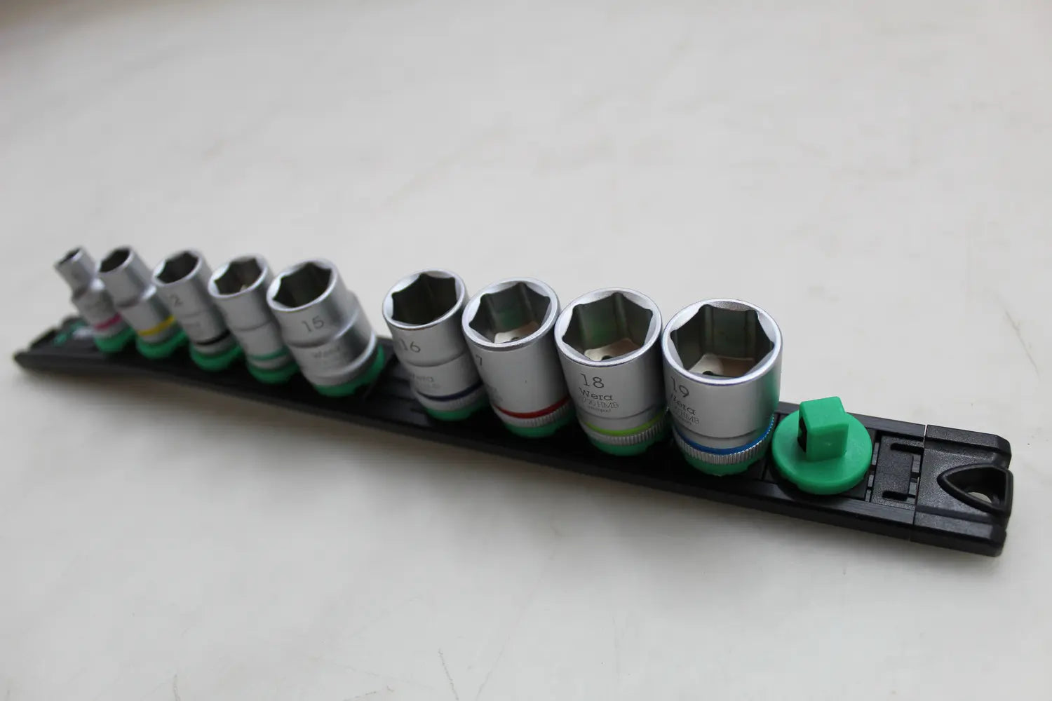 B-Ware Wera Steckschlüsselsatz Set 3/8 Zoll Magnetleiste 9 Tlg 05005430001 Siehe Text - 4013288223234