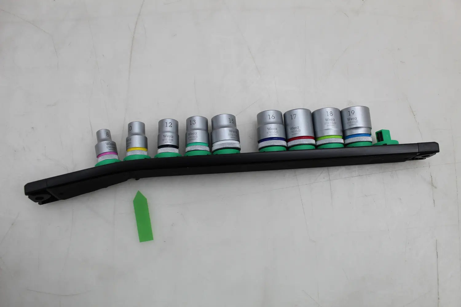 B-Ware Wera Steckschlüsselsatz Set 3/8 Zoll Magnetleiste 9 Tlg 05005430001 Siehe Text - 4013288223234