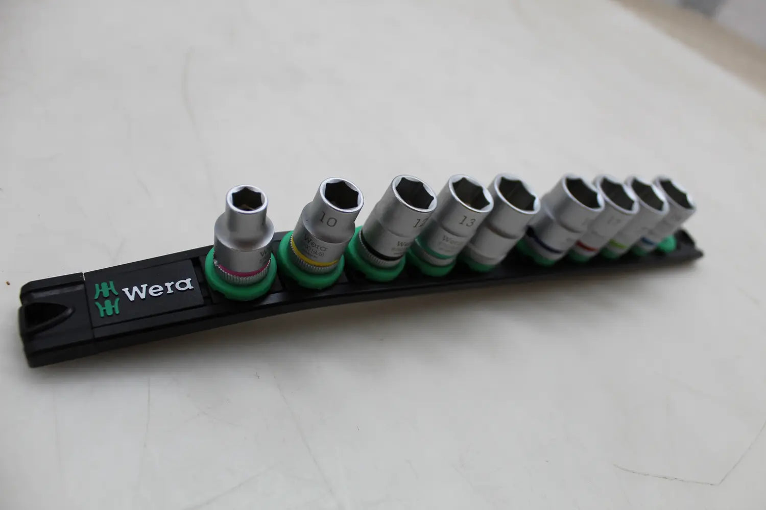 B-Ware Wera Steckschlüsselsatz Set 3/8 Zoll Magnetleiste 9 Tlg 05005430001 Siehe Text - 4013288223234