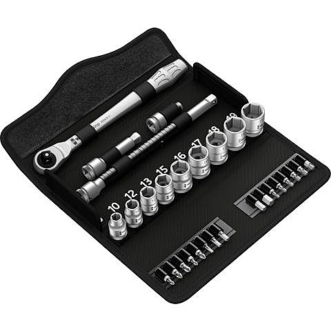 Wera Zyklop Metal 8100 Sb 8 Steckschlüssel Satz Metrisch 3/8" 10mm 29 Teilig Set B-Ware