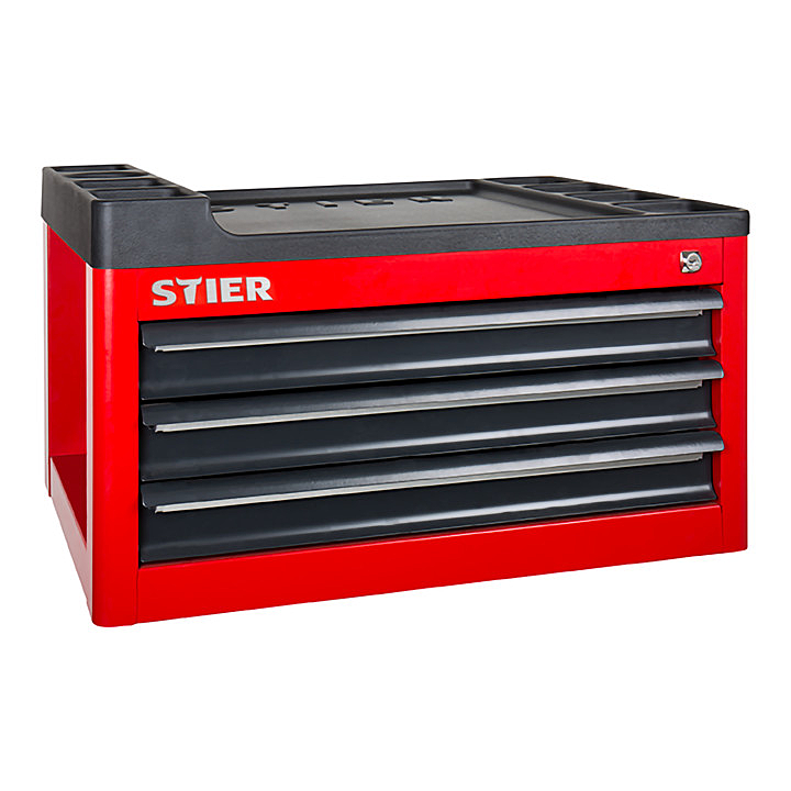 B-Ware Werkstattwagenaufsatz Leer 390 X 696 X 490 Mm Kugelgelagerte Schubladenschienen