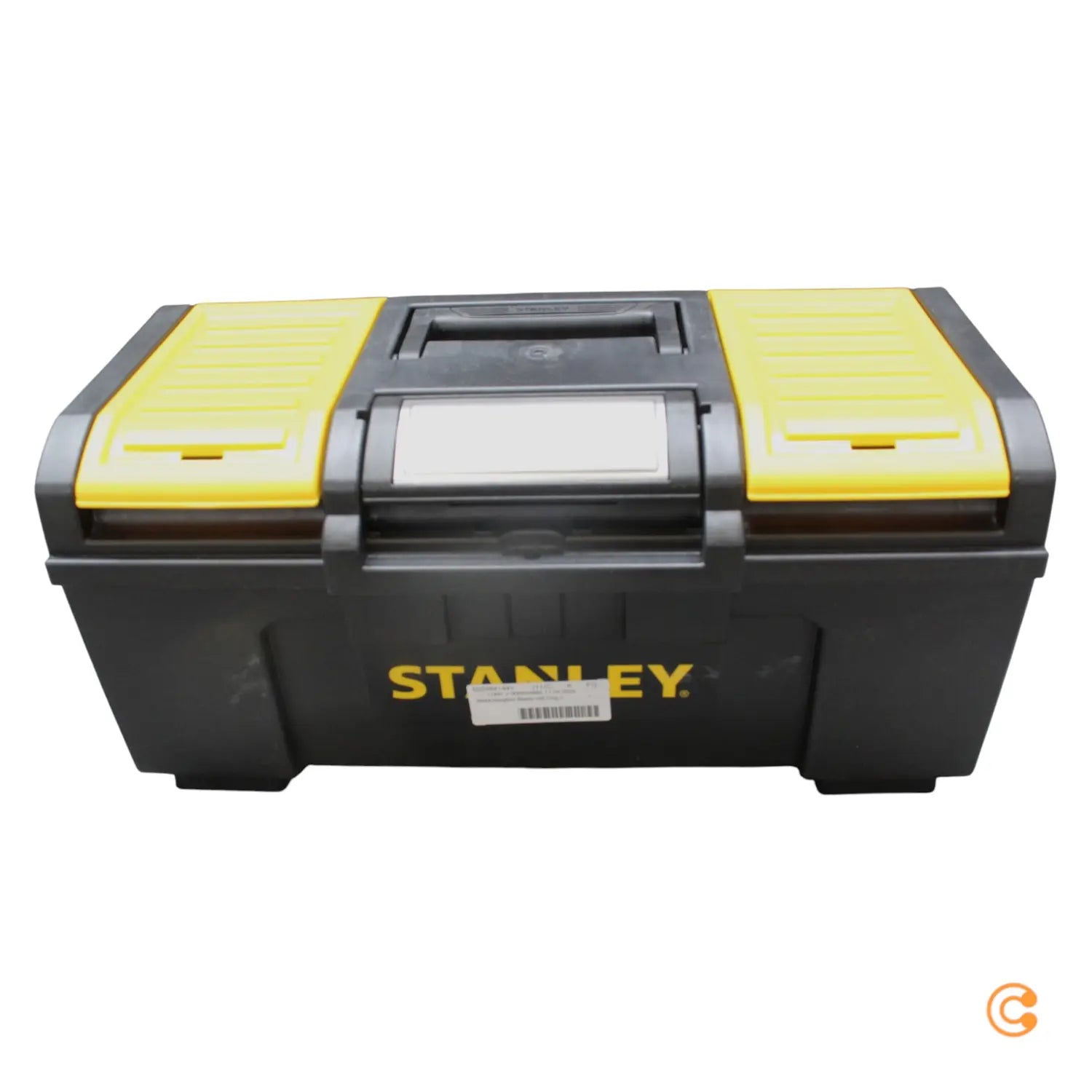 B-Ware Stanley Werkzeugbox Werkzeugkiste Organizer Schwarz Kunststoff Trage Deckel - 3253561792175