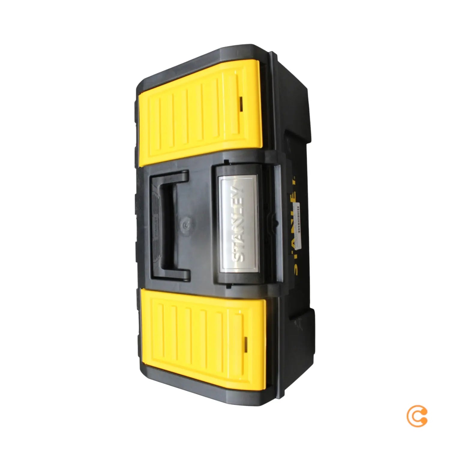 B-Ware Stanley Werkzeugbox Werkzeugkiste Organizer Schwarz Kunststoff Trage Deckel - 3253561792175