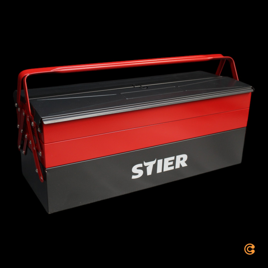 Werkzeugkasten Leer 5 Einzelfächer Stahlblech 520 X 190 X 200 Mm B-Ware - 4260439000767