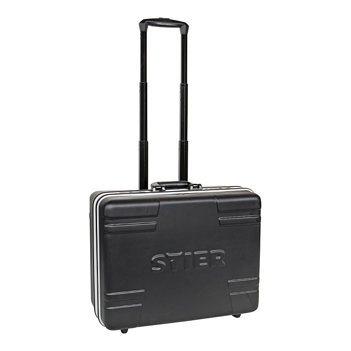 B-Ware Werkzeugkoffer Trolley Leer Hartschalenkoffer Zwei Skater Rollen 6,5 Kg