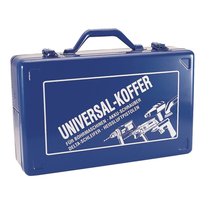 B-Ware Werkzeugmaschinenkoffer Koffer Box Bohrmaschinen Blau Schaumstoffeinlage - 4033515999138