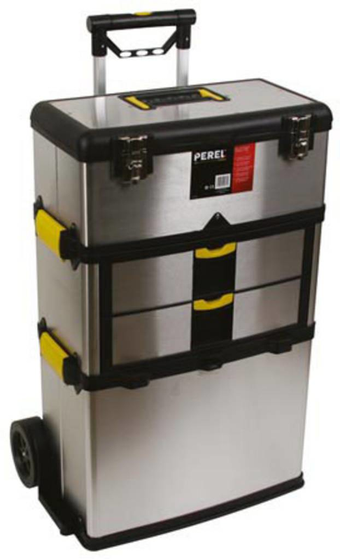B-Ware Velleman Otba4 Otba4 Trolley Koffer Werkzeugkoffer Unbestückt Stahl 3 Fächer - 5410329401344