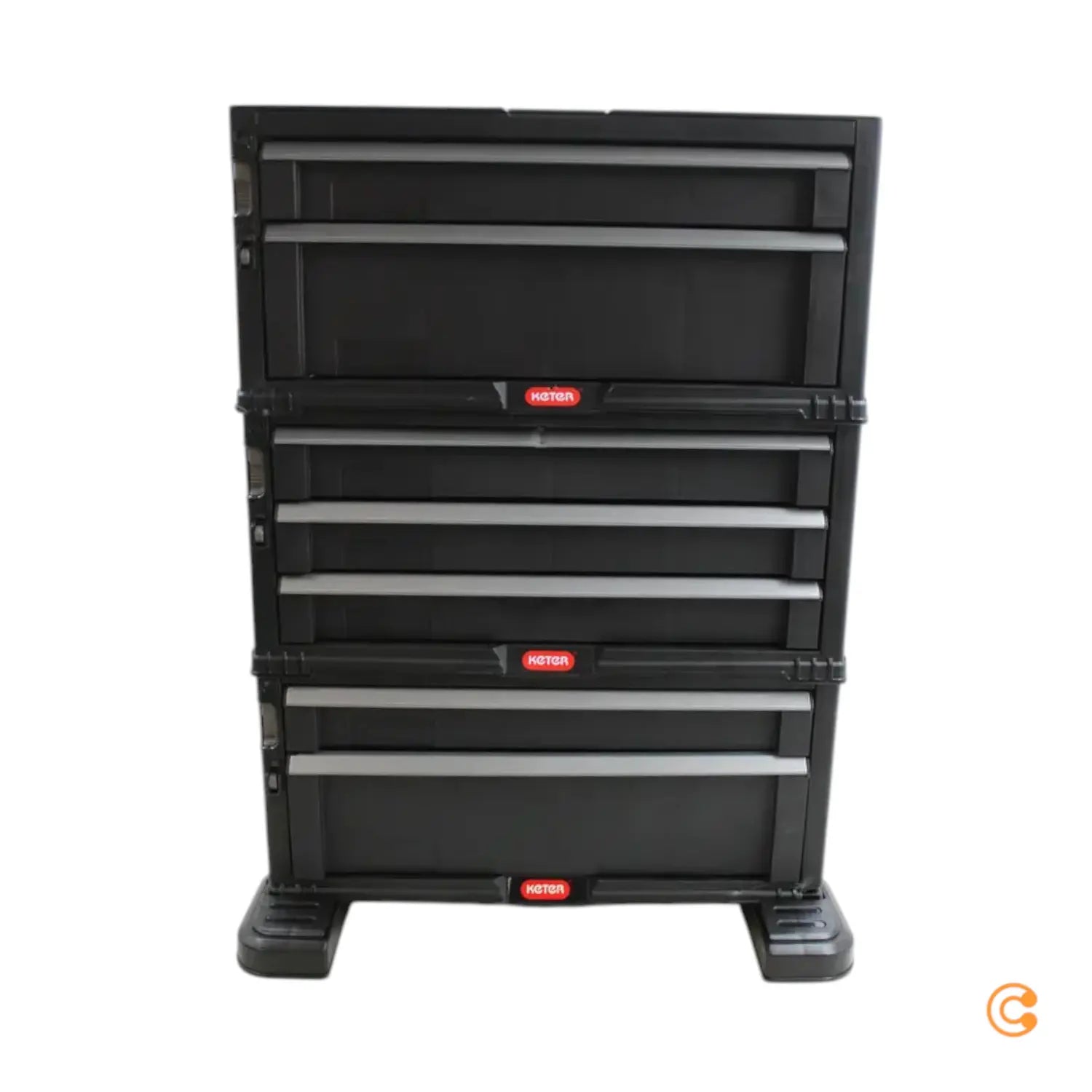 B-Ware Keter Werkzeugwagen Aufbewahrung Kasten Box Schubladen Schwarz Siehe Text/Foto - 7290106925144