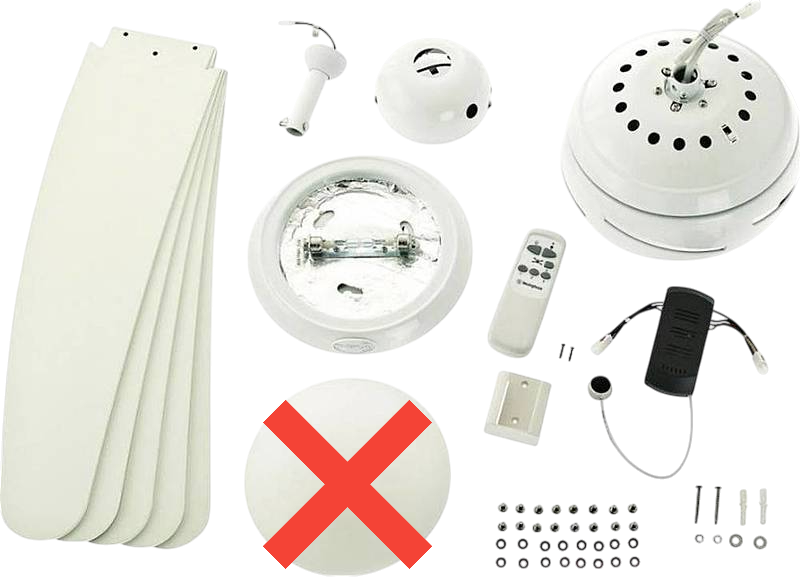 Westinghouse Bendan Deckenventilator 132 cm Flügelfarbe Weiß SIEHE TEXT/FOTO - 4895105608833