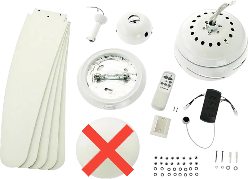 B-Ware Westinghouse Bendan Deckenventilator 132 Cm Flügelfarbe Weiß Siehe Text/Foto - 4895105608833