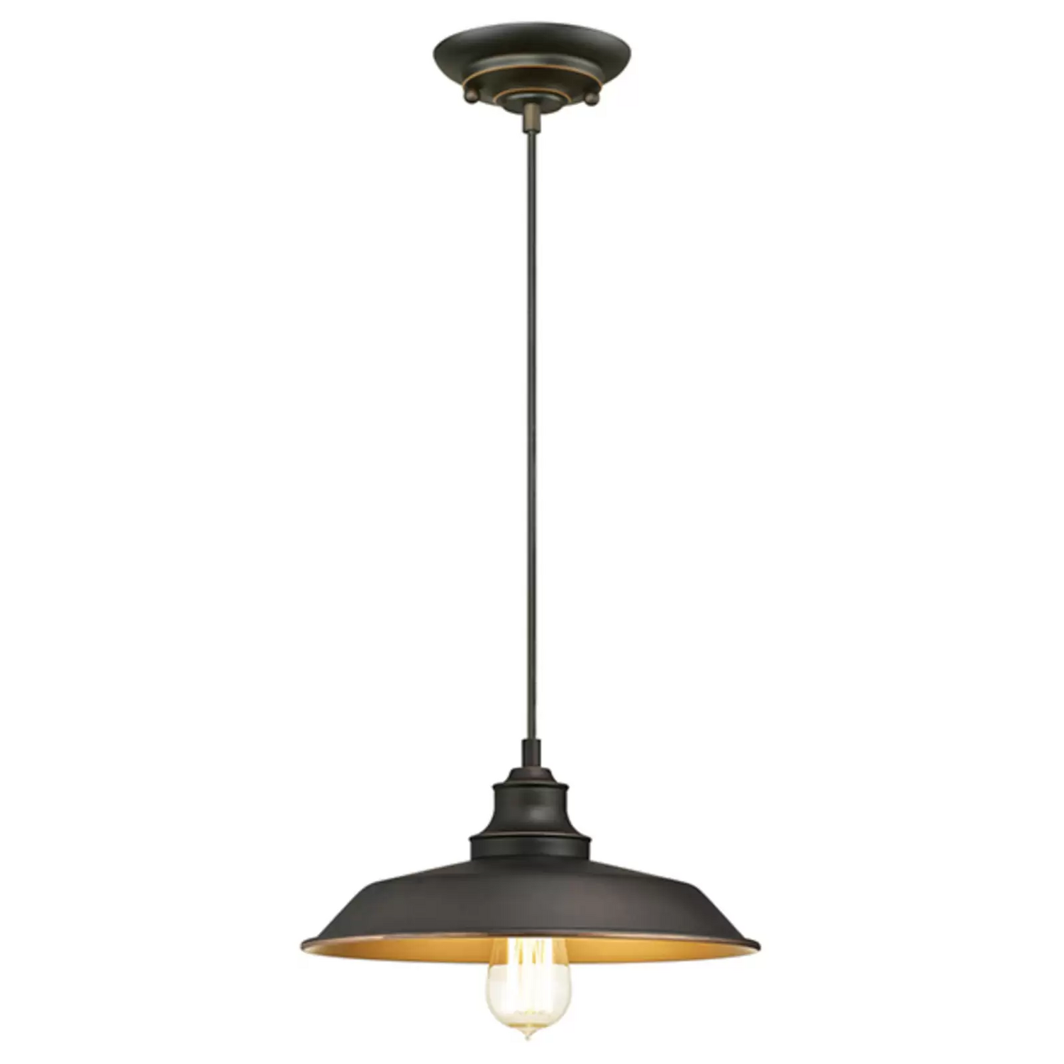 Westinghouse Hängeleuchte Iron Hill Schwarz Hängelampe Lampe Leuchte Pendellampe B-Ware - 4895105610775