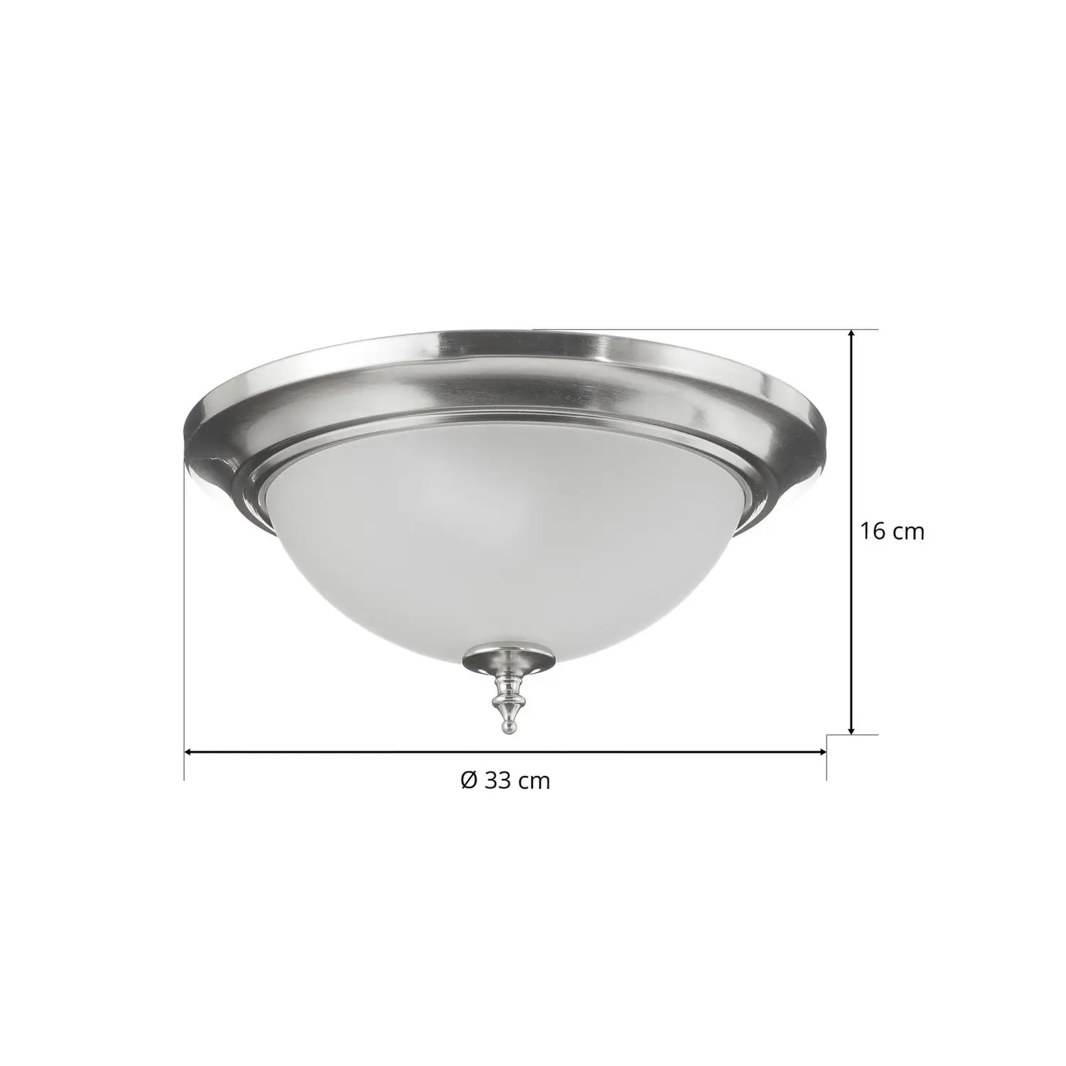 B-Ware Westinghouse Deckenleuchte Deckenlampe Harwell Nickel E27 Led Leuchte Lampe