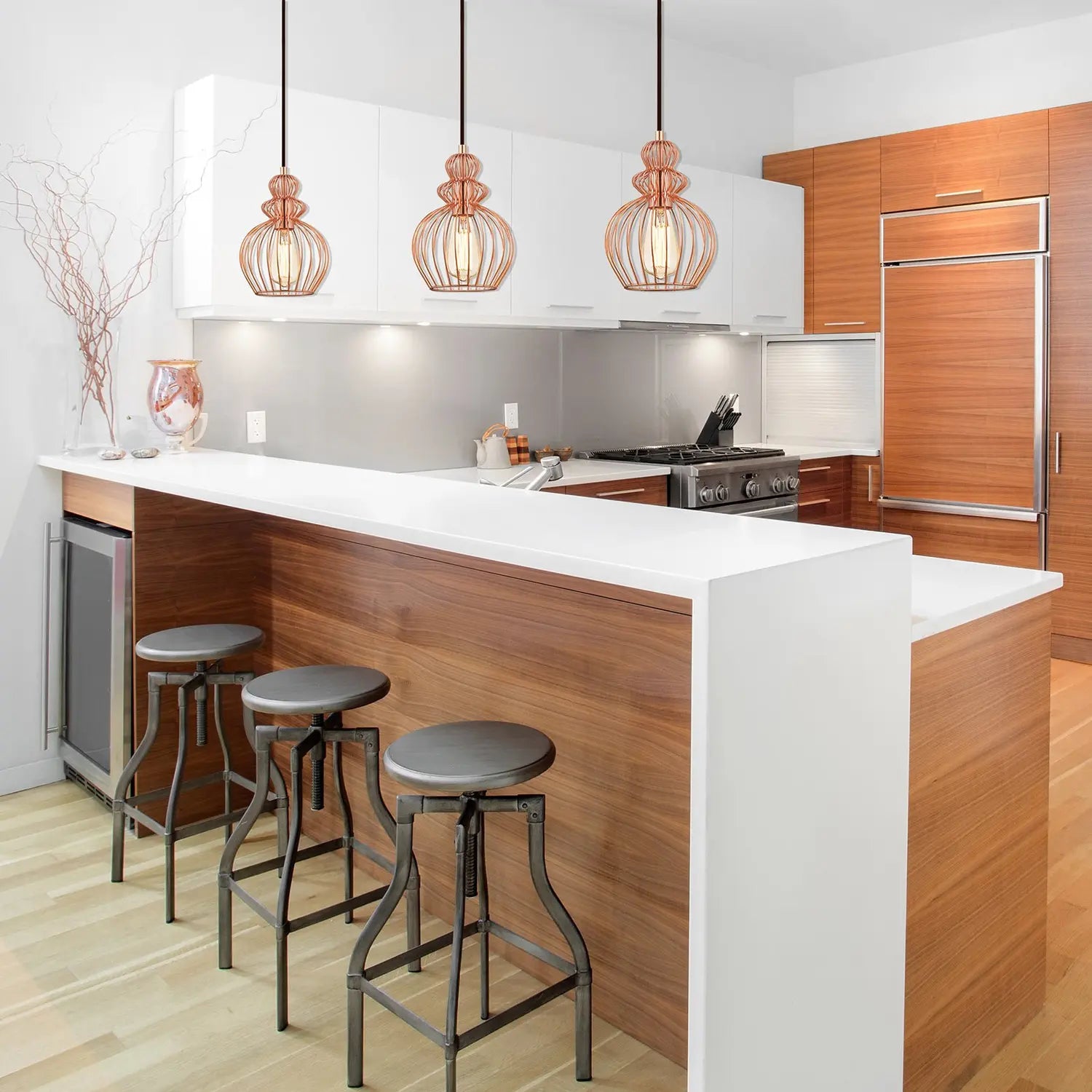 B-Ware Westinghouse Pendelleuchte Hängelampe Kupfer Esszimmer Lampe - 4895105609717