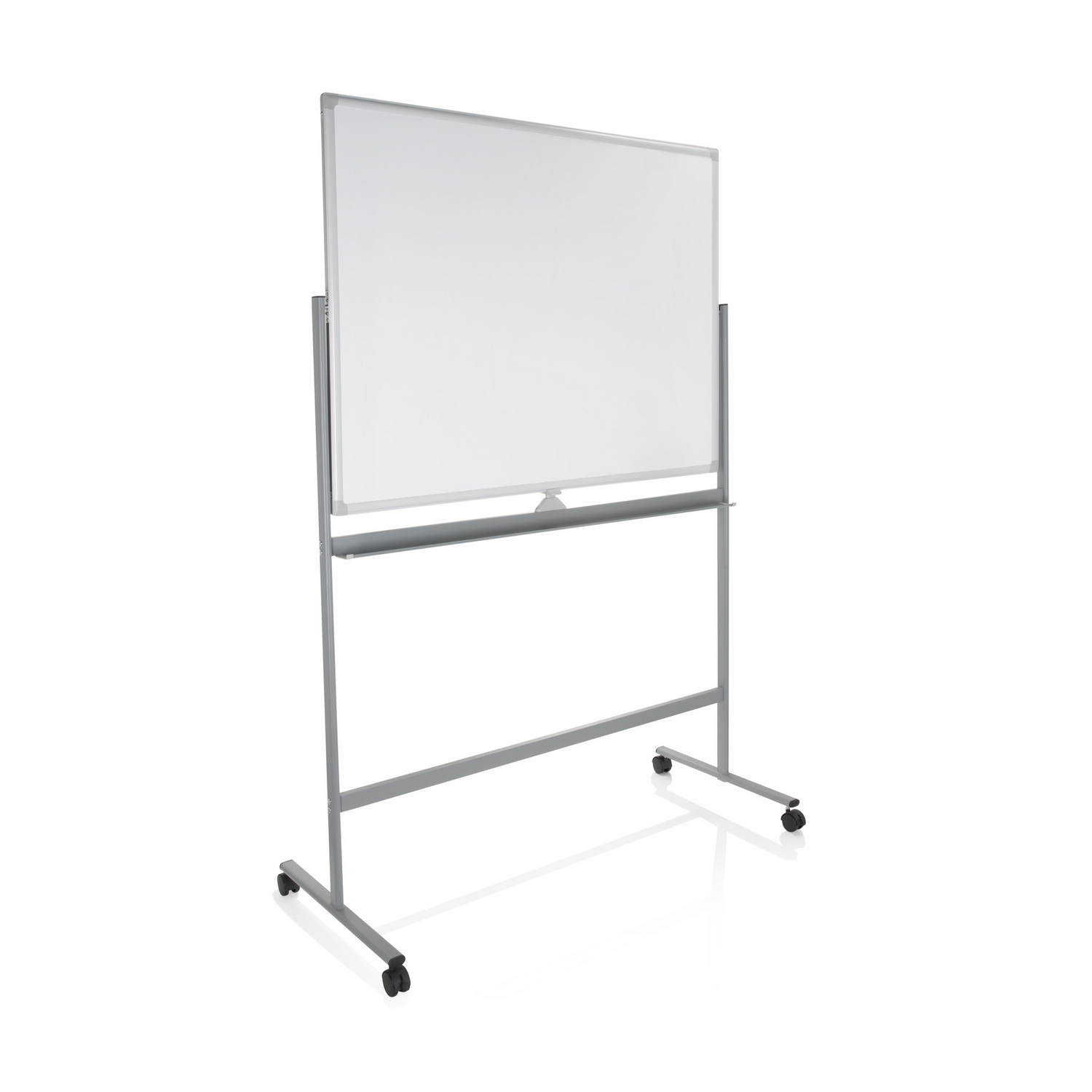 B-Ware Hjh Office Whiteboard Wendetafel Magnettafel Multiboard Weiß Silber 128 X 187 Cm - 4064323007296