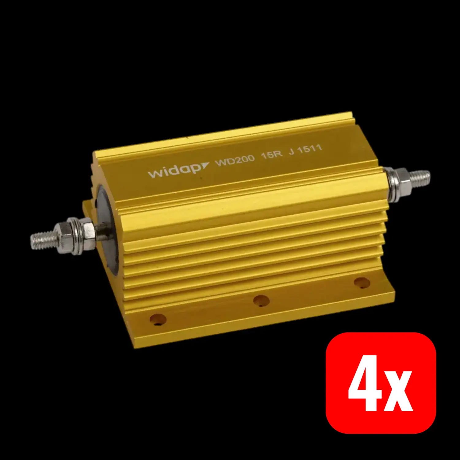 B-Ware Widap Wd200 Drahtwiderstand Widerstand Alugehäuse Resistor 330 R 200 W 4 Stück - 2050005429847