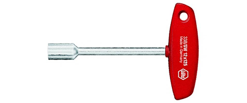 B-Ware Wiha 01006 Werkstatt Steckschlüssel Schraubendreher Größe 8mm 125mm 5 Stück - 4010995010065