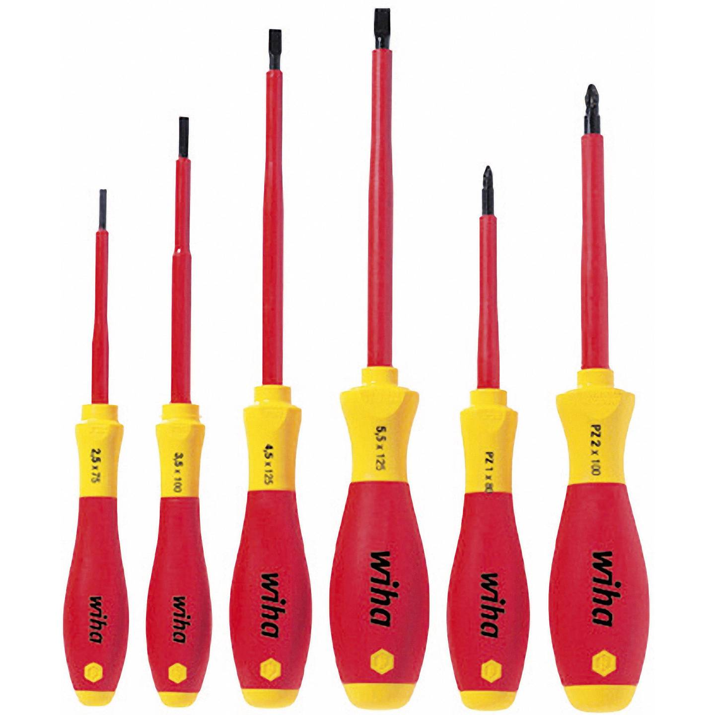 Wiha Schraubendreher Set Werkzeug Set Vde 6teilig Chrom Vanadium Molybdän Stahl B-Ware - 4010995254773