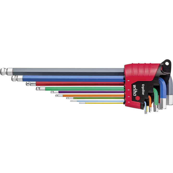Wiha 369 E9 F Innen Sechskant Winkelschraubendreher Set 9 Tlg Schraubendreher Satz B-Ware - 4010995414832
