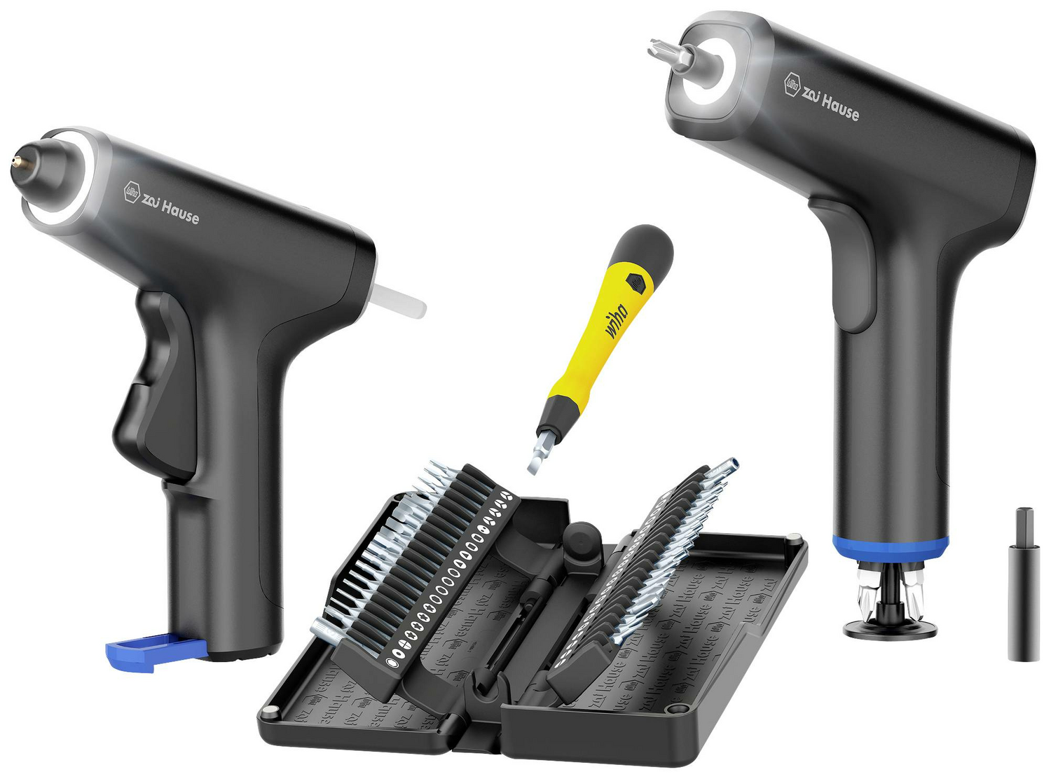 B-Ware Wiha Zai Hause 3in1 Heimwerker Set Werkzeugset Werkzeug Set Heimwerker Koffer - 4010995449872