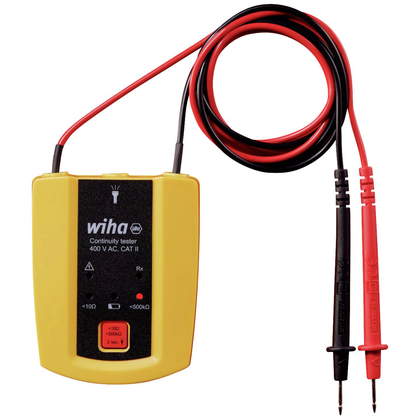 B-Ware Wiha Durchgangsprüfer Tester Spannungsprüfer Bis 400 V Led Anzeige Cat Ii 600 V - 4010995452223