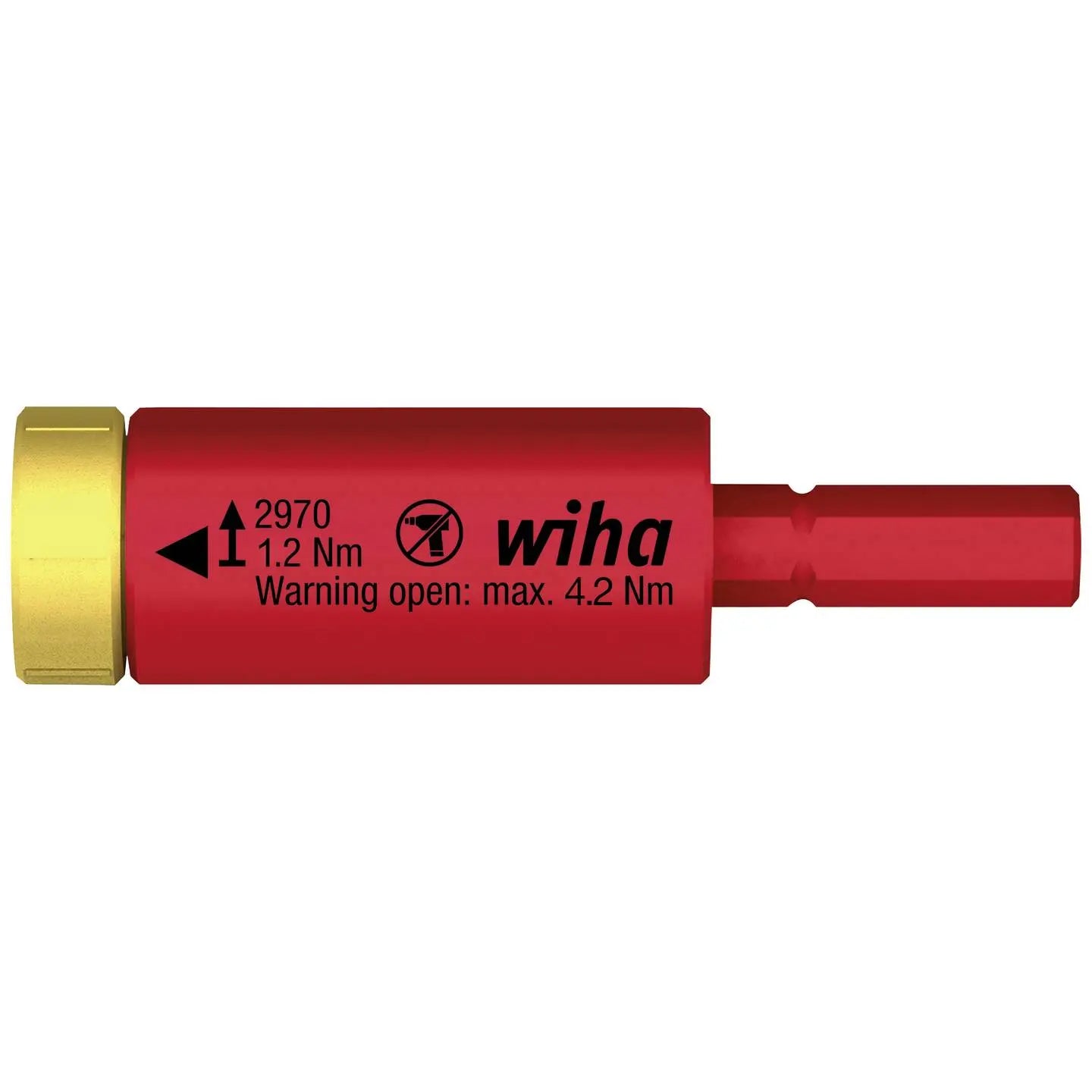 B-Ware Wiha Elektriker Drehmoment Schraubendreher Adapter Schraubwerkzeug 1.2 Nm 46402  - 4010995464028