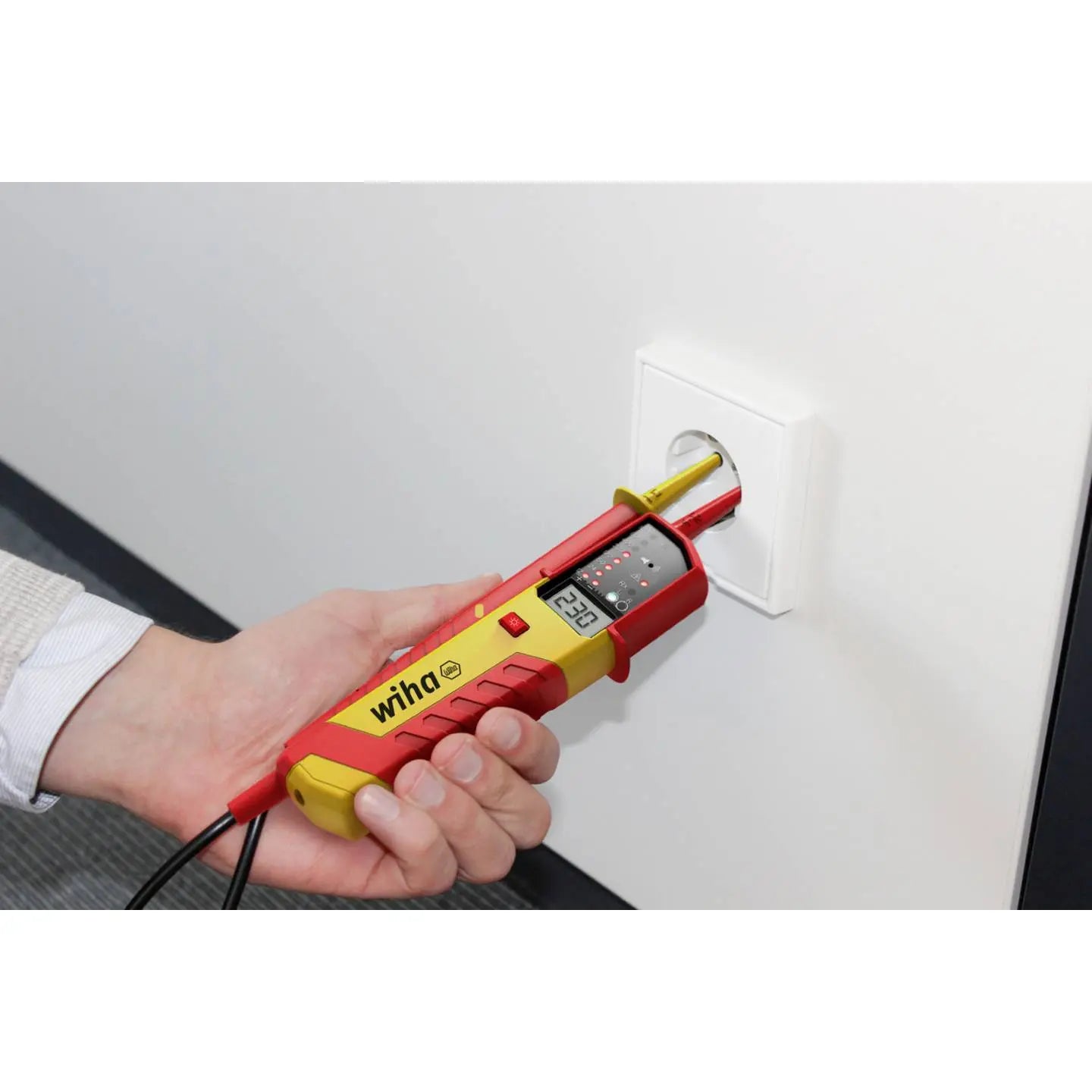 B-Ware Wiha Spannungsprüfer Prüfgerät Zweipoliger Tester E Mobility Photovoltaikanlagen - 4010995443191