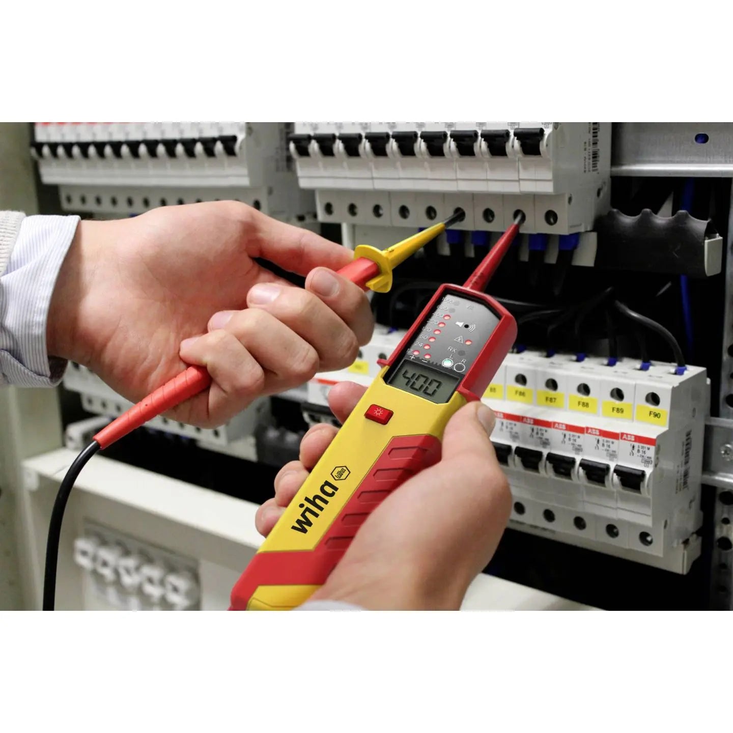 B-Ware Wiha Spannungsprüfer Prüfgerät Zweipoliger Tester E Mobility Photovoltaikanlagen - 4010995443191