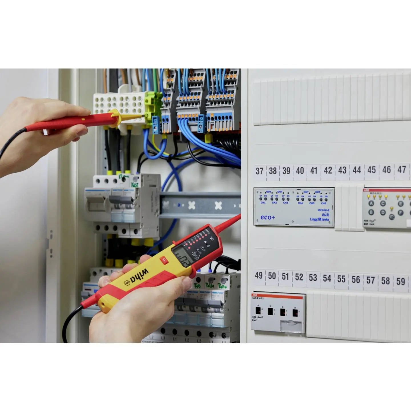 B-Ware Wiha Spannungsprüfer Prüfgerät Zweipoliger Tester E Mobility Photovoltaikanlagen - 4010995443191