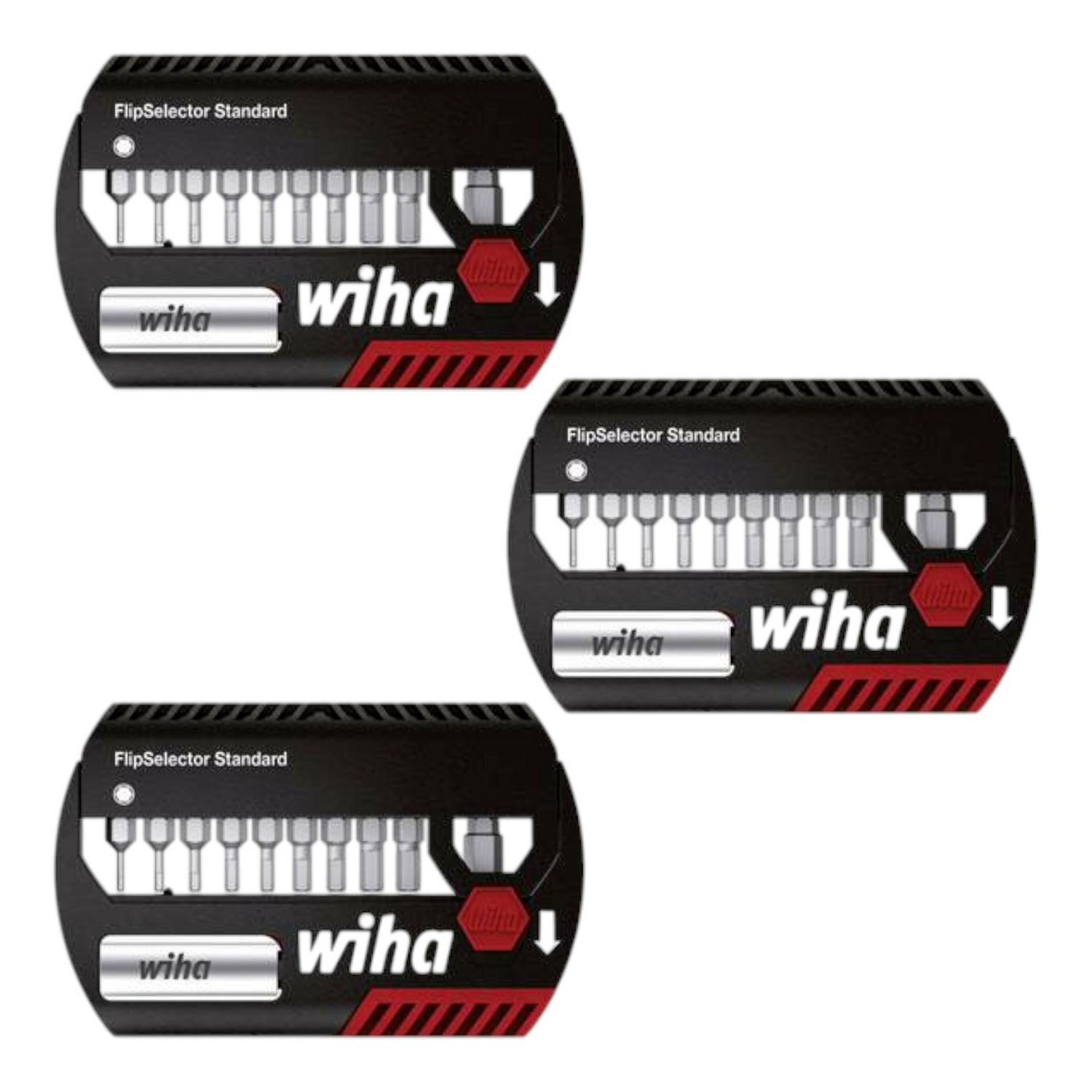 Wiha Flip Selector Bit Set Bitsatz Innensechskant Universalhalterung 3 Stück B-Ware