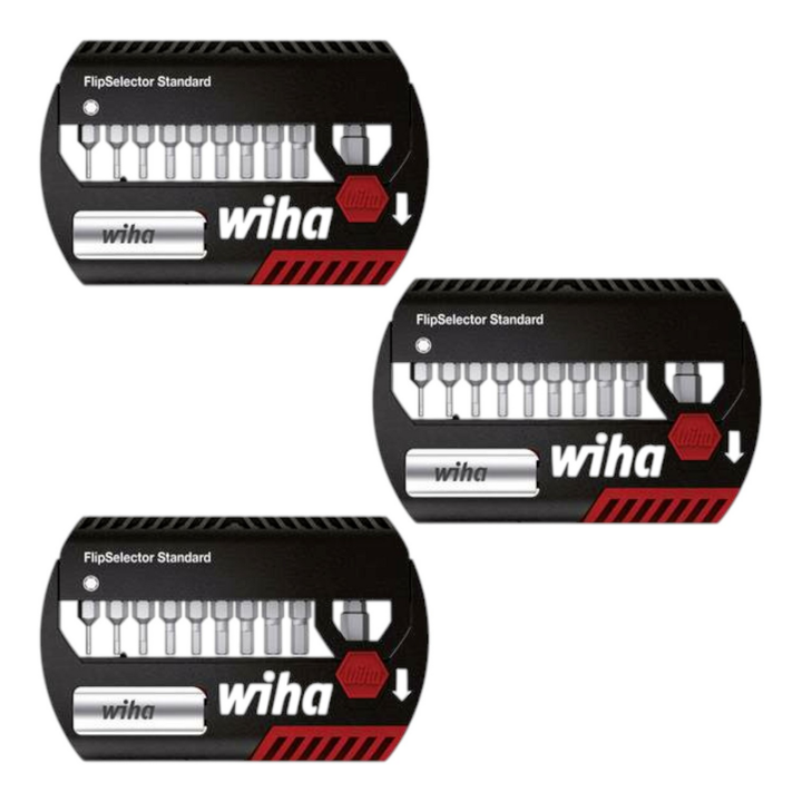 Wiha Flip Selector Bit Set Bitsatz Innensechskant Universalhalterung 3 Stück B-Ware