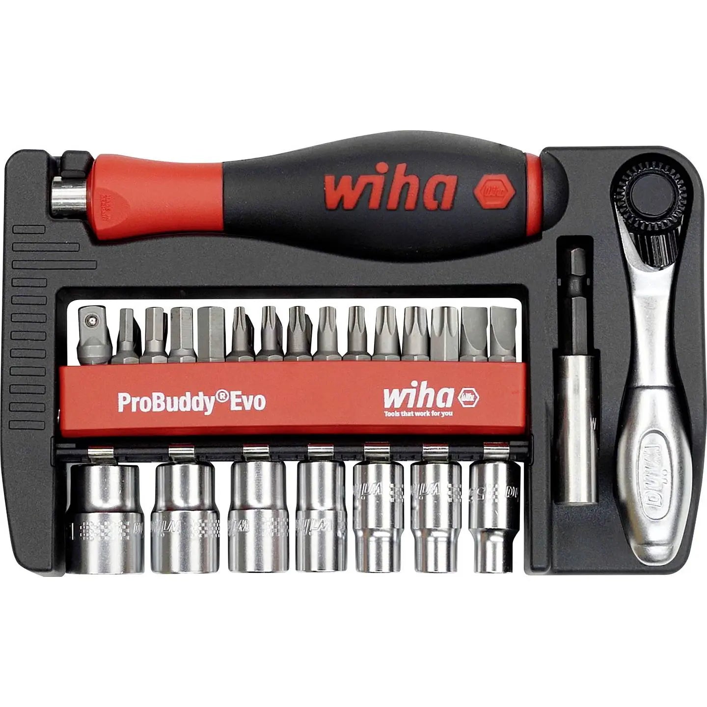 B-Ware Wiha Bit Steckschlüssel Set Pro Buddy Evo 1/4" 46960 Schraubendreher Bitbox - 4010995469603