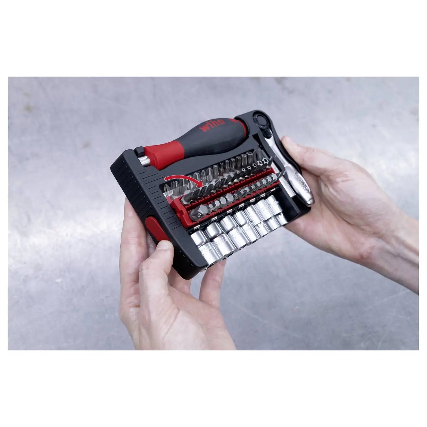B-Ware Wiha Bit Steckschlüssel Set Pro Buddy Evo 1/4" 46960 Schraubendreher Bitbox - 4010995469603