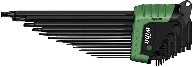 B-Ware Wiha Stiftschlüssel Set Im Ergo Star Halter Torx Kugelkopf 13 Tlg. Schwarzoxidie - 4010995364878